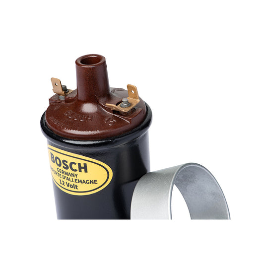 12V German Bosch Coil & Bracket - Refurbished by Air-Cooled Artifacts