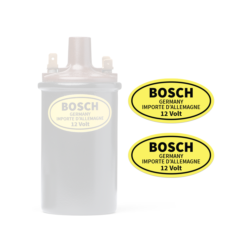 12V German Bosch Coil Decal Pack - coil not included